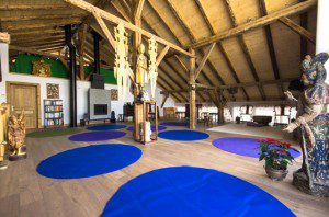 Chalet Le Badney yoga room